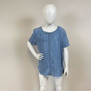 Vineyard Vines Girls Denim Shirt